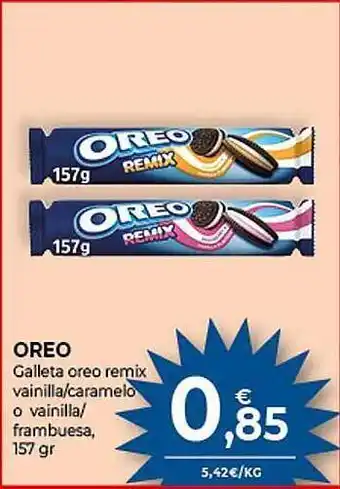 CashDiplo Oreo galleta oreo mix vainilla-caramelo o vainilla -frambuesa oferta