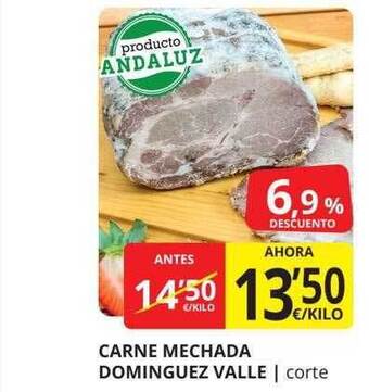 Supermercados MAS Carne mechada dominguez valle oferta