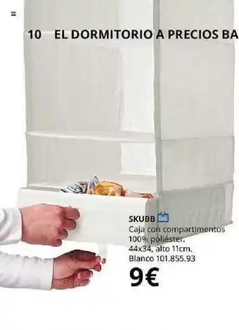 Skubb caja con compartimentos 100% poliéster