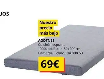 IKEA Agotnes colchón espuma oferta