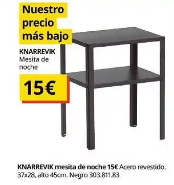 IKEA Knarrevik mesita de noche oferta