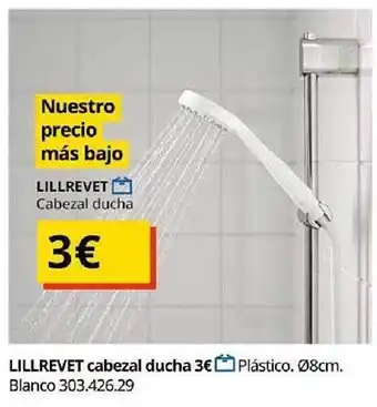 IKEA Lillrevet cabezal ducha oferta