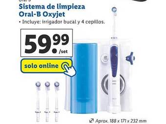 Lidl Sistema de limpieza oral-b oxyjet oferta