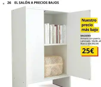 IKEA Baggebo armario con puerta laminado 50x30 oferta