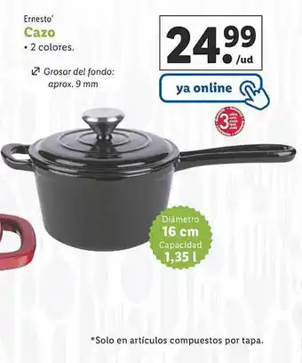 Lidl Ernesto cazo oferta
