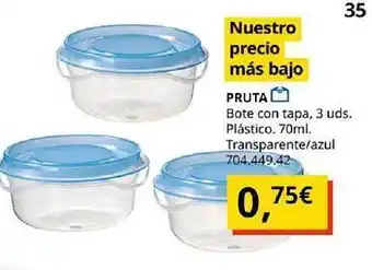 IKEA Pruta bote con tapa 3 oferta