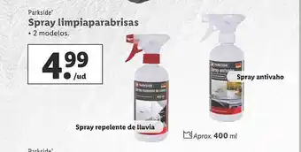 Lidl Parkside spray limpiaparabrisas oferta