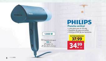 Lidl Philips plancha vertical oferta
