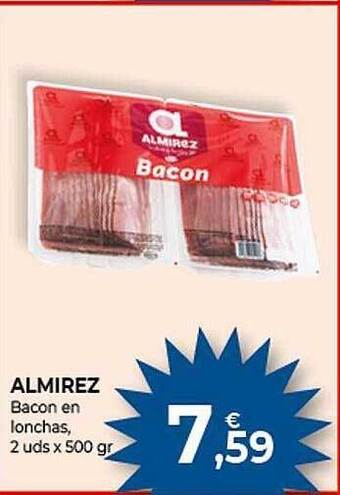 CashDiplo Almirez bacon en lonchas oferta
