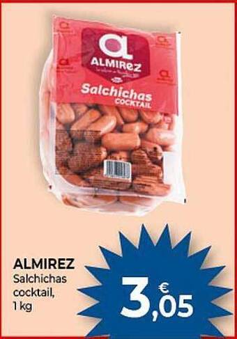CashDiplo Almirez salchichas cocktail oferta