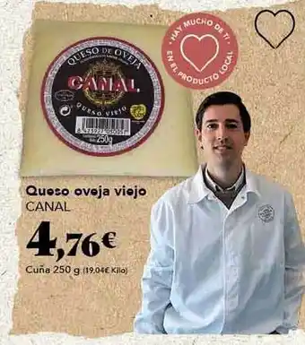 Queso oveja viejo canal