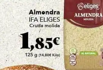Gadis Almendra ifa eliges oferta