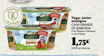 Gadis Yogur junior ecológico casa grande de xanceda oferta