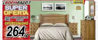 Muebles Boom Cabecero dormitorio + mesitas oferta