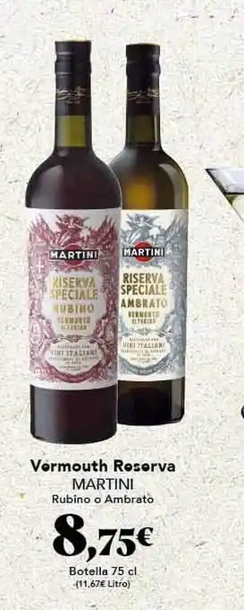 Gadis Vermouth reserva martini oferta