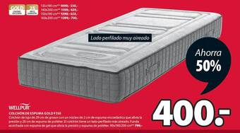 JYSK Wellpur colchón de espuma gold f150 oferta