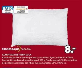 JYSK Almohada de fibra sola oferta