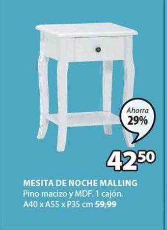 JYSK Mesita de noche malling oferta