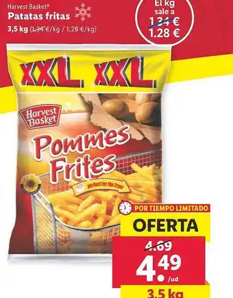 Lidl Harvest basket patatas fritas oferta