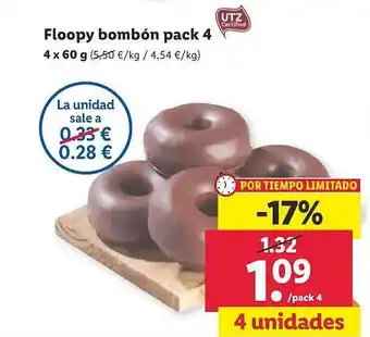 Lidl Floopy bombón pack 4 oferta