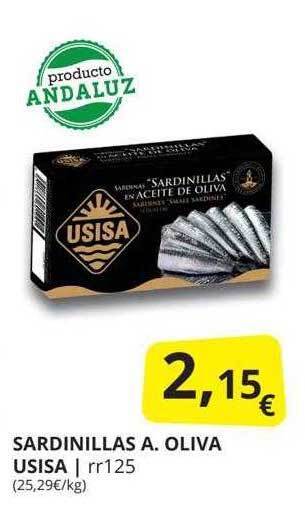 Supermercados MAS Sardinillas a. oliva usisa oferta
