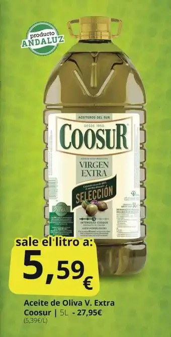 Supermercados MAS Aceite de oliva v. extra coosur oferta
