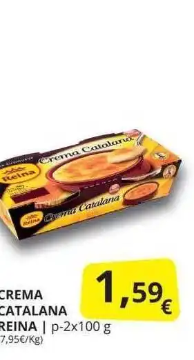 Supermercados MAS Crema catalana reina oferta