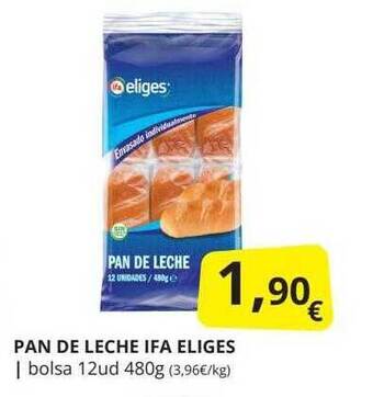 Supermercados MAS Pan de leche ifa eliges oferta
