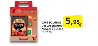 Supermercados MAS Café soluble descafeinado nescafé oferta