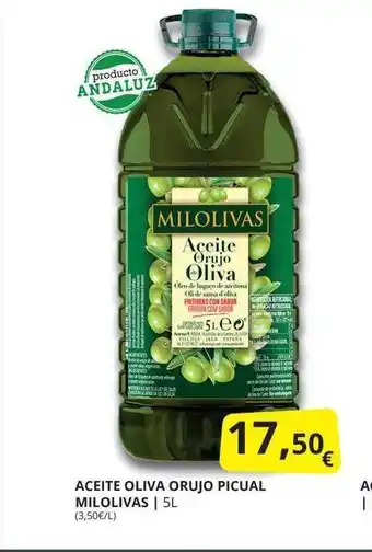 Supermercados MAS Aceite oliva orujo picual milolivas oferta
