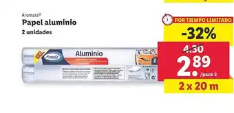 Lidl Aromata papel aluminio oferta