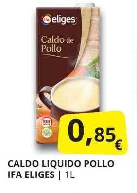 Supermercados MAS Caldo liquido pollo ifa eliges oferta