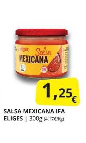 Supermercados MAS Salsa mexicana ifa eliges oferta
