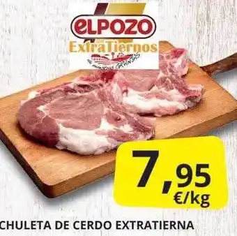 Supermercados MAS Chuleta de cerdo extratierna oferta
