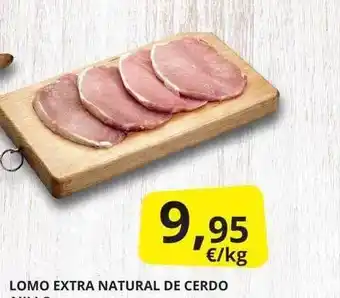 Supermercados MAS Lomo extra natural de cerdo oferta