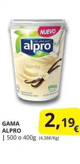 Supermercados MAS Gama alpro oferta