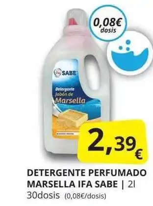 Supermercados MAS Detergente perfumado marsella ifa sabe oferta