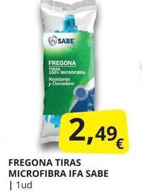 Supermercados MAS Fregona tiras microfibra ifa sabe oferta