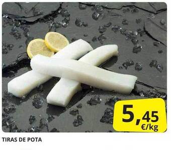 Supermercados MAS Tiras de pota oferta