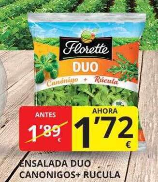 Supermercados MAS Ensalada duo canonigos+ rucula oferta