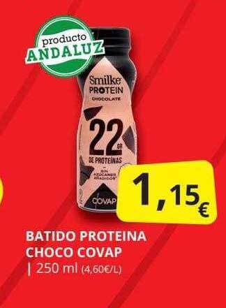 Supermercados MAS Batido proteina choco covap oferta