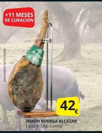 Supermercados MAS Jamón bodega alcázar oferta