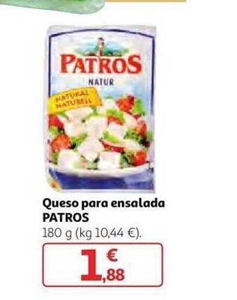 Alcampo Queso para ensalada patros oferta