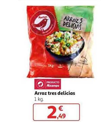 Alcampo Arroz tres delicias oferta