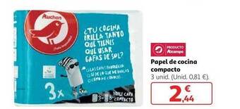 Alcampo Papel de cocina compacto oferta
