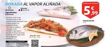 Alcampo Dorada ración el kg oferta