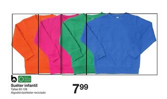 Zeeman Suéter infantil oferta