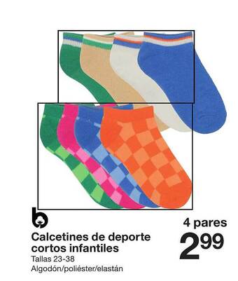 Zeeman Calcetines de deporte cortos infantiles oferta