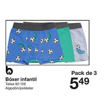 Zeeman Bóxer infantil oferta