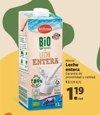 Lidl Leche Enetera oferta